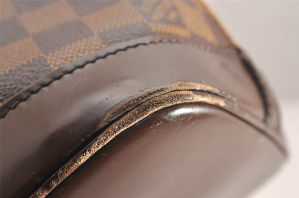 Authentic Louis Vuitton Damier Alma Hand Bag Purse N51131 LV 3479J