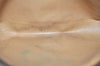 Authentic GUCCI Vintage Clutch Hand Bag Purse GG PVC Leather Brown 3479K