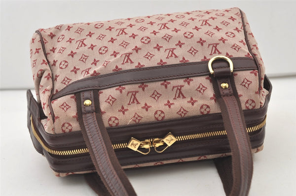 Authentic Louis Vuitton Monogram Mini Josephine PM Hand Bag Pink M92216 LV 3480J