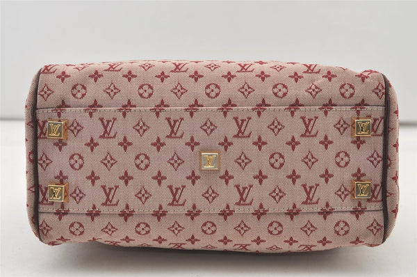 Authentic Louis Vuitton Monogram Mini Josephine PM Hand Bag Pink M92216 LV 3480J