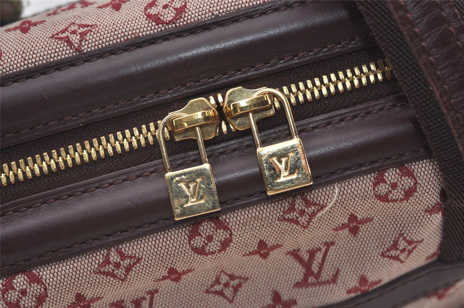 Authentic Louis Vuitton Monogram Mini Josephine PM Hand Bag Pink M92216 LV 3480J