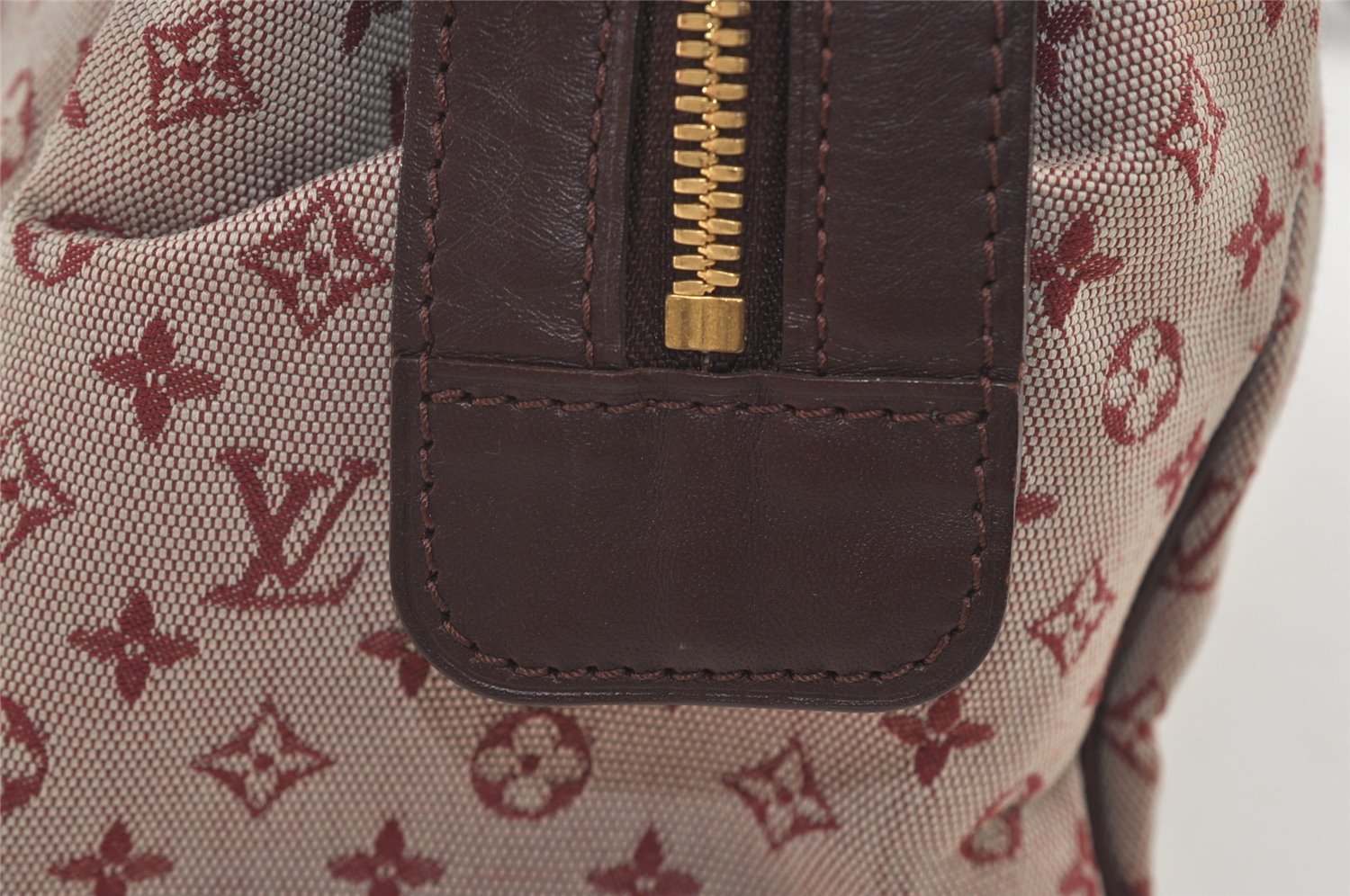 Authentic Louis Vuitton Monogram Mini Josephine PM Hand Bag Pink M92216 LV 3480J