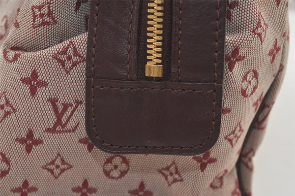 Authentic Louis Vuitton Monogram Mini Josephine PM Hand Bag Pink M92216 LV 3480J