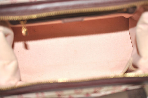 Authentic Louis Vuitton Monogram Mini Josephine PM Hand Bag Pink M92216 LV 3480J