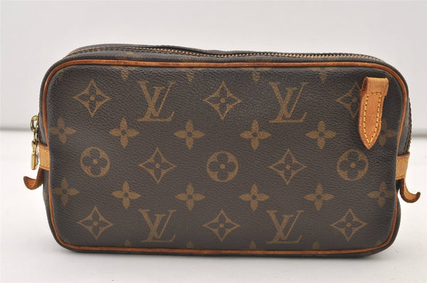 Auth Louis Vuitton Monogram Marly Bandouliere Shoulder Bag M51828 Junk 3481J