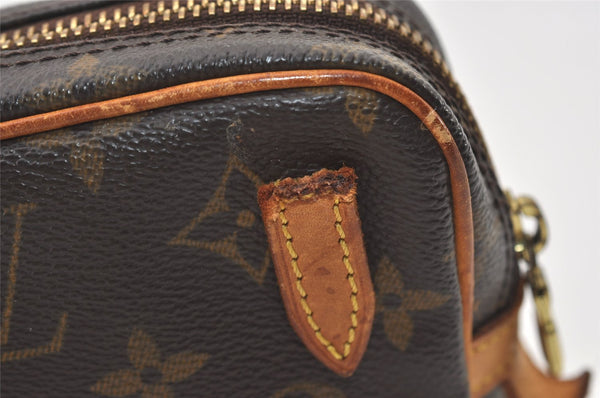 Auth Louis Vuitton Monogram Marly Bandouliere Shoulder Bag M51828 Junk 3481J