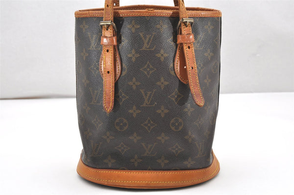 Authentic Louis Vuitton Monogram Bucket PM Shoulder Tote Bag Old Model LV 3481K