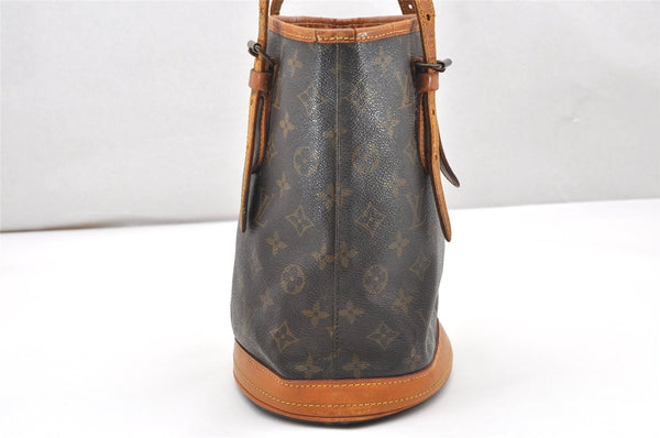 Authentic Louis Vuitton Monogram Bucket PM Shoulder Tote Bag Old Model LV 3481K