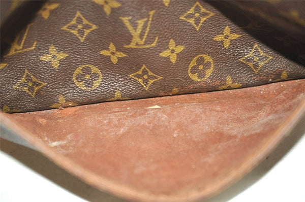 Authentic Louis Vuitton Monogram Compiegne 28 Clutch Hand Bag M51845 LV 3482I
