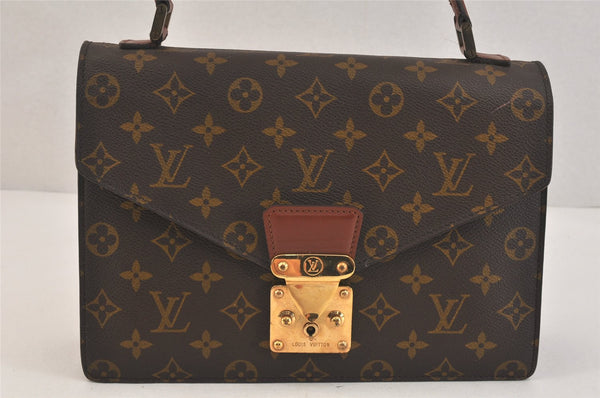 Authentic Louis Vuitton Monogram Concorde Hand Bag Purse M51190 LV 3482K