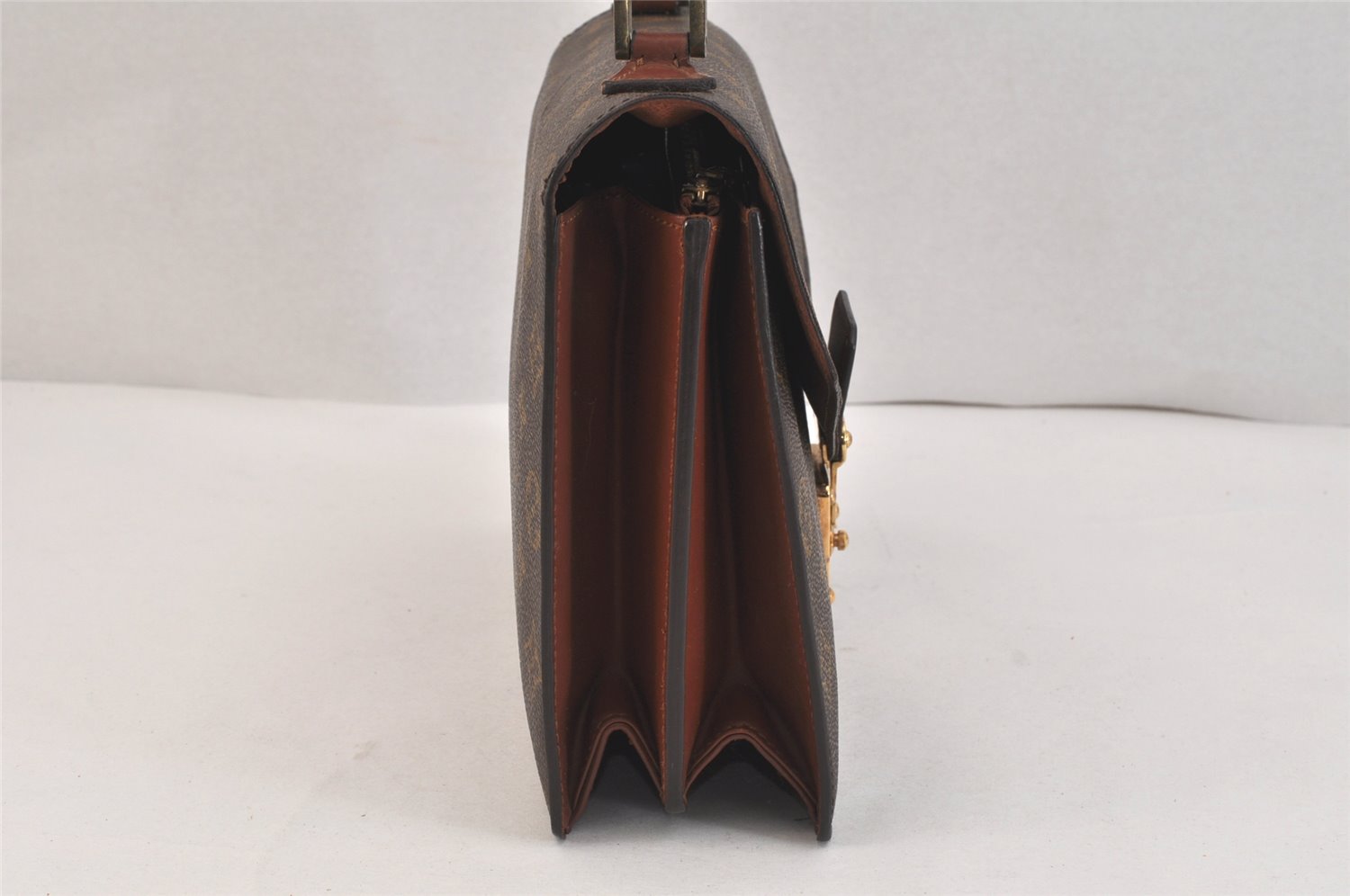 Authentic Louis Vuitton Monogram Concorde Hand Bag Purse M51190 LV 3482K