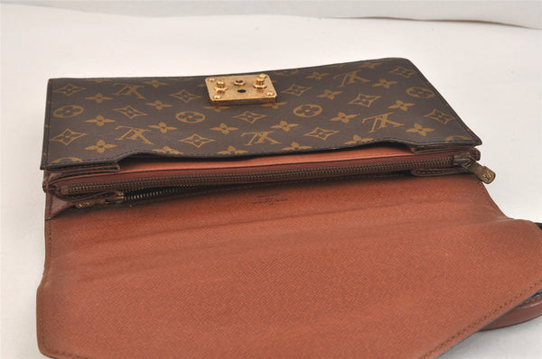 Authentic Louis Vuitton Monogram Concorde Hand Bag Purse M51190 LV 3482K