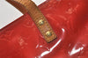 Authentic Louis Vuitton Vernis Reade MM Hand Bag Red M91086 LV 3483J