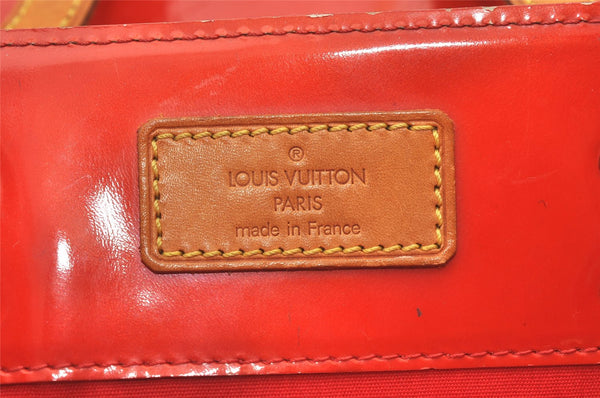 Authentic Louis Vuitton Vernis Reade MM Hand Bag Red M91086 LV 3483J