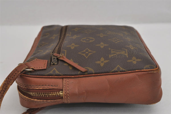 Authentic Louis Vuitton Monogram Pochette Sport Clutch Hand Bag Old Model 3484J
