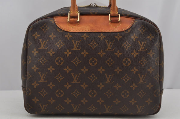 Authentic Louis Vuitton Monogram Deauville Hand Bag M47270 LV 3485J
