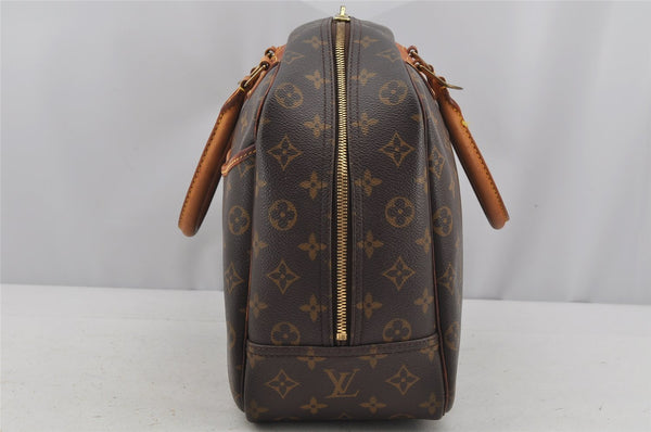 Authentic Louis Vuitton Monogram Deauville Hand Bag M47270 LV 3485J