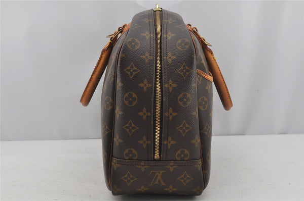 Authentic Louis Vuitton Monogram Deauville Hand Bag M47270 LV 3485J