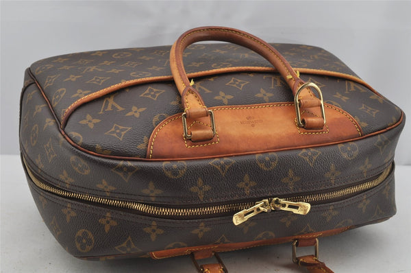 Authentic Louis Vuitton Monogram Deauville Hand Bag M47270 LV 3485J