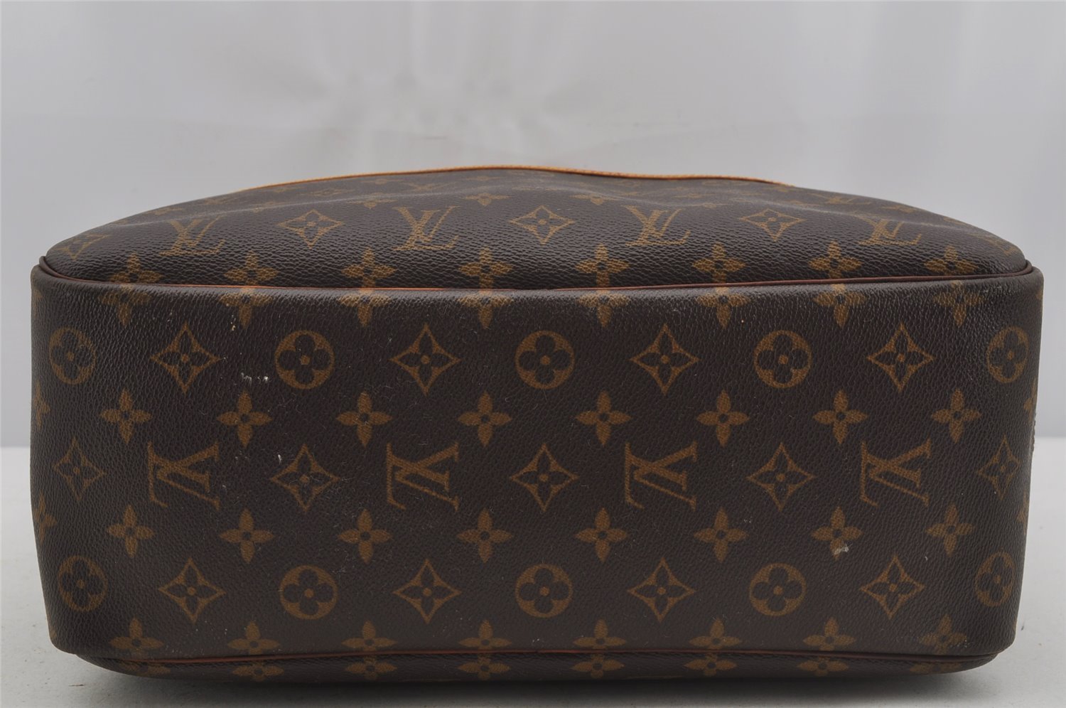 Authentic Louis Vuitton Monogram Deauville Hand Bag M47270 LV 3485J