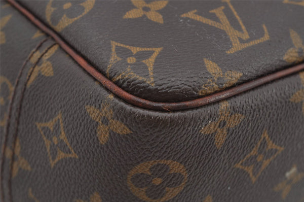 Authentic Louis Vuitton Monogram Deauville Hand Bag M47270 LV 3485J