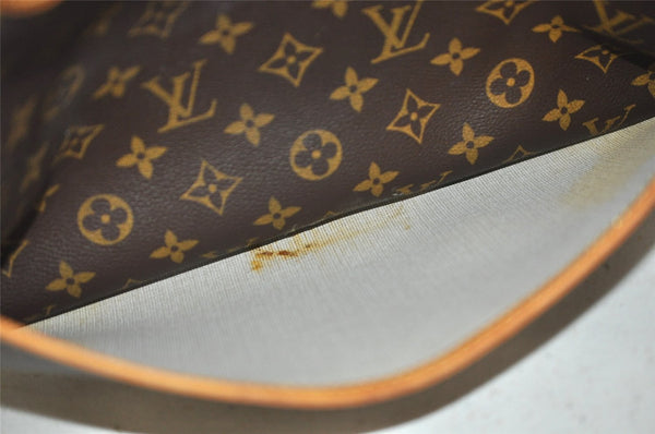 Authentic Louis Vuitton Monogram Deauville Hand Bag M47270 LV 3485J