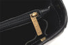 Authentic CHANEL Vintage Enamel Shoulder Hand Bag Purse Black 3485K