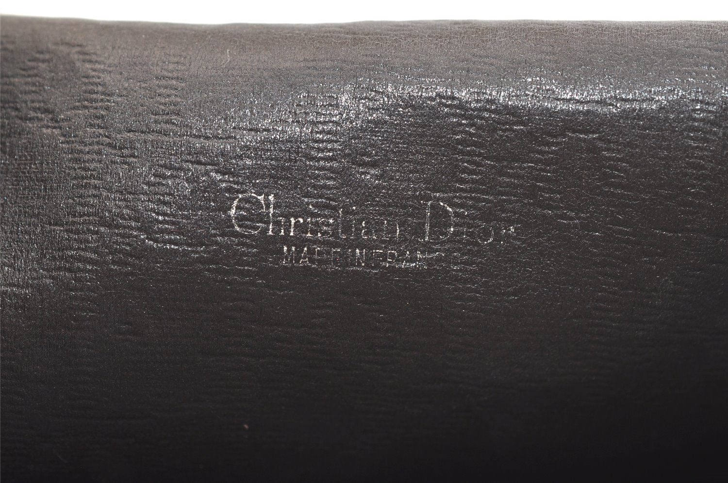 Authentic Christian Dior Trotter Shoulder Cross Bag Canvas Leather Brown 3486K