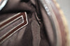 Authentic COACH Signature Shoulder Hand Bag Canvas Leather 6045 Brown 3487K
