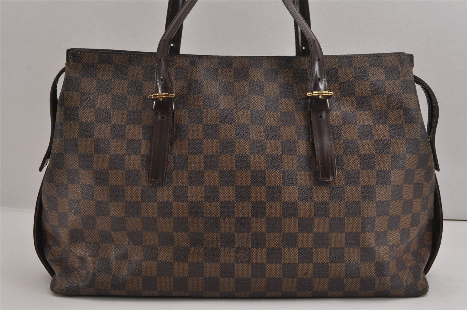 Authentic Louis Vuitton Damier Chelsea Shoulder Tote Bag N51119 LV 3488J
