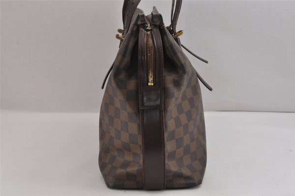 Authentic Louis Vuitton Damier Chelsea Shoulder Tote Bag N51119 LV 3488J