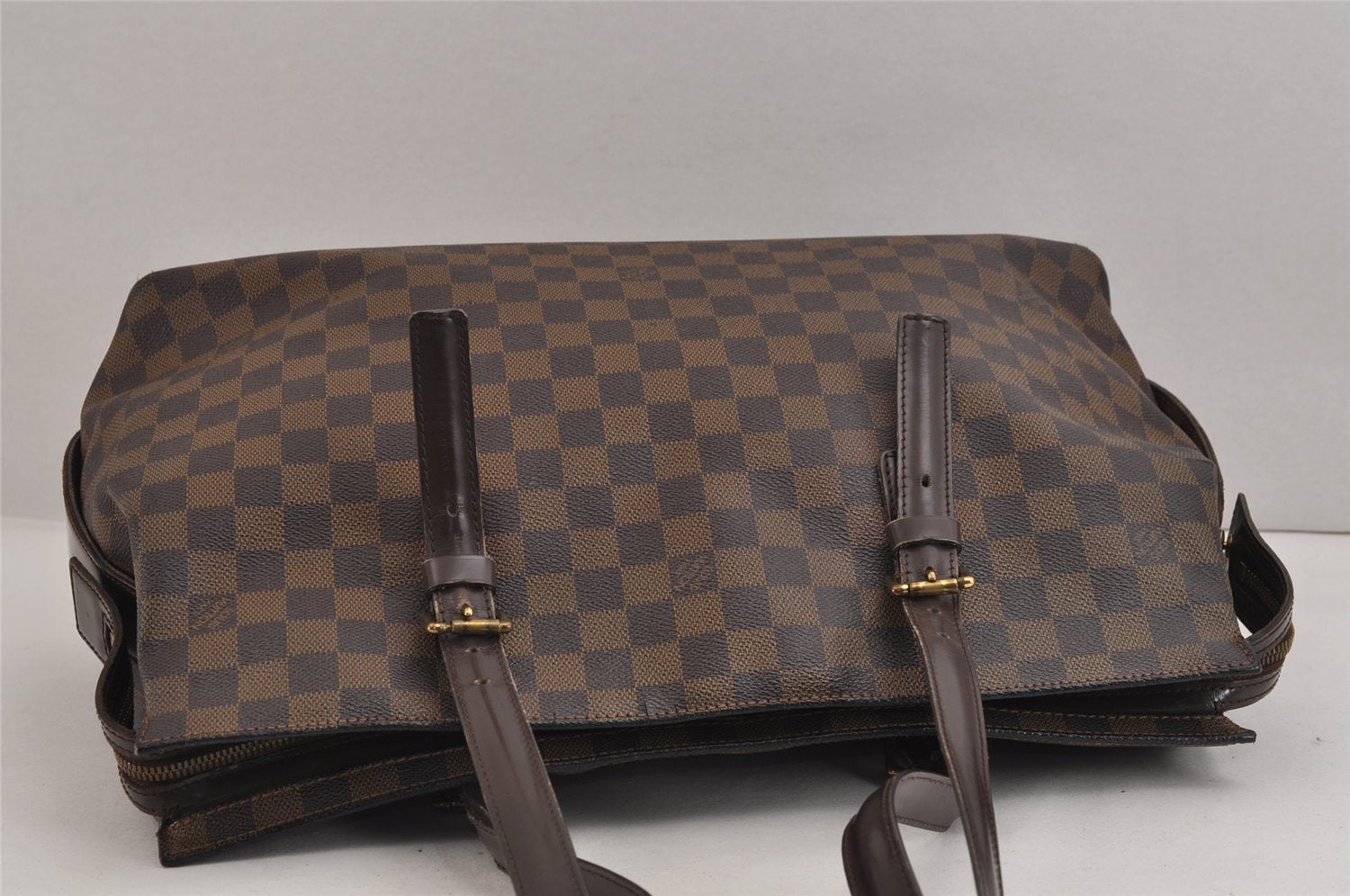 Authentic Louis Vuitton Damier Chelsea Shoulder Tote Bag N51119 LV 3488J