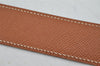 Authentic HERMES Constance Leather Belt Size 85cm 33.5" Black Brown 3489J