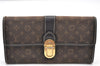 Auth Louis Vuitton Monogram Idylle Portefeuille Sarah Wallet M63006 Brown 3490K