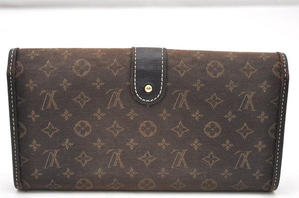 Auth Louis Vuitton Monogram Idylle Portefeuille Sarah Wallet M63006 Brown 3490K