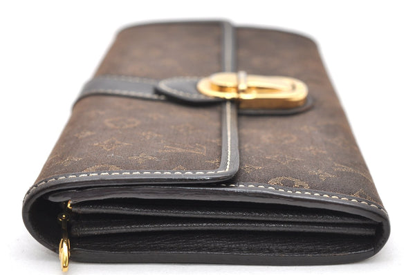 Auth Louis Vuitton Monogram Idylle Portefeuille Sarah Wallet M63006 Brown 3490K