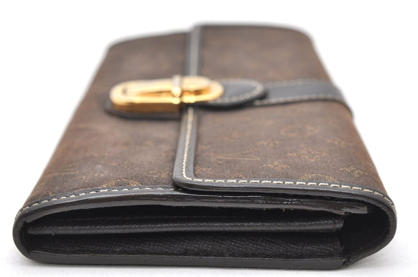 Auth Louis Vuitton Monogram Idylle Portefeuille Sarah Wallet M63006 Brown 3490K