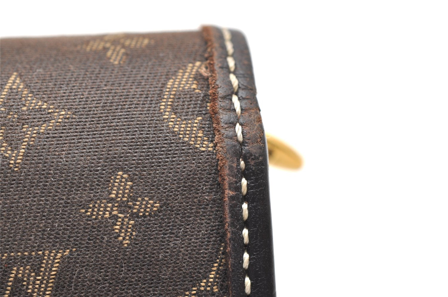 Auth Louis Vuitton Monogram Idylle Portefeuille Sarah Wallet M63006 Brown 3490K