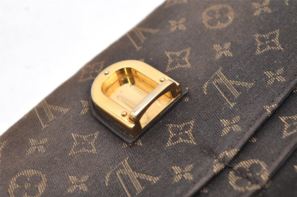 Auth Louis Vuitton Monogram Idylle Portefeuille Sarah Wallet M63006 Brown 3490K