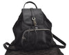 Authentic GUCCI Vintage Jackie Backpack Purse Nylon Leather 0030245 Black 3491J