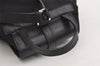 Authentic GUCCI Vintage Jackie Backpack Purse Nylon Leather 0030245 Black 3491J
