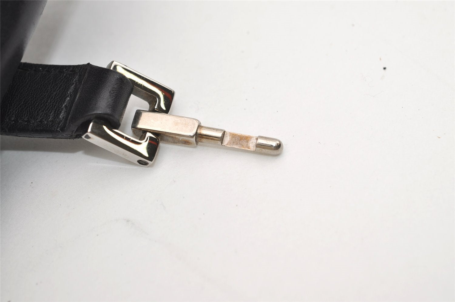 Authentic GUCCI Vintage Jackie Backpack Purse Nylon Leather 0030245 Black 3491J