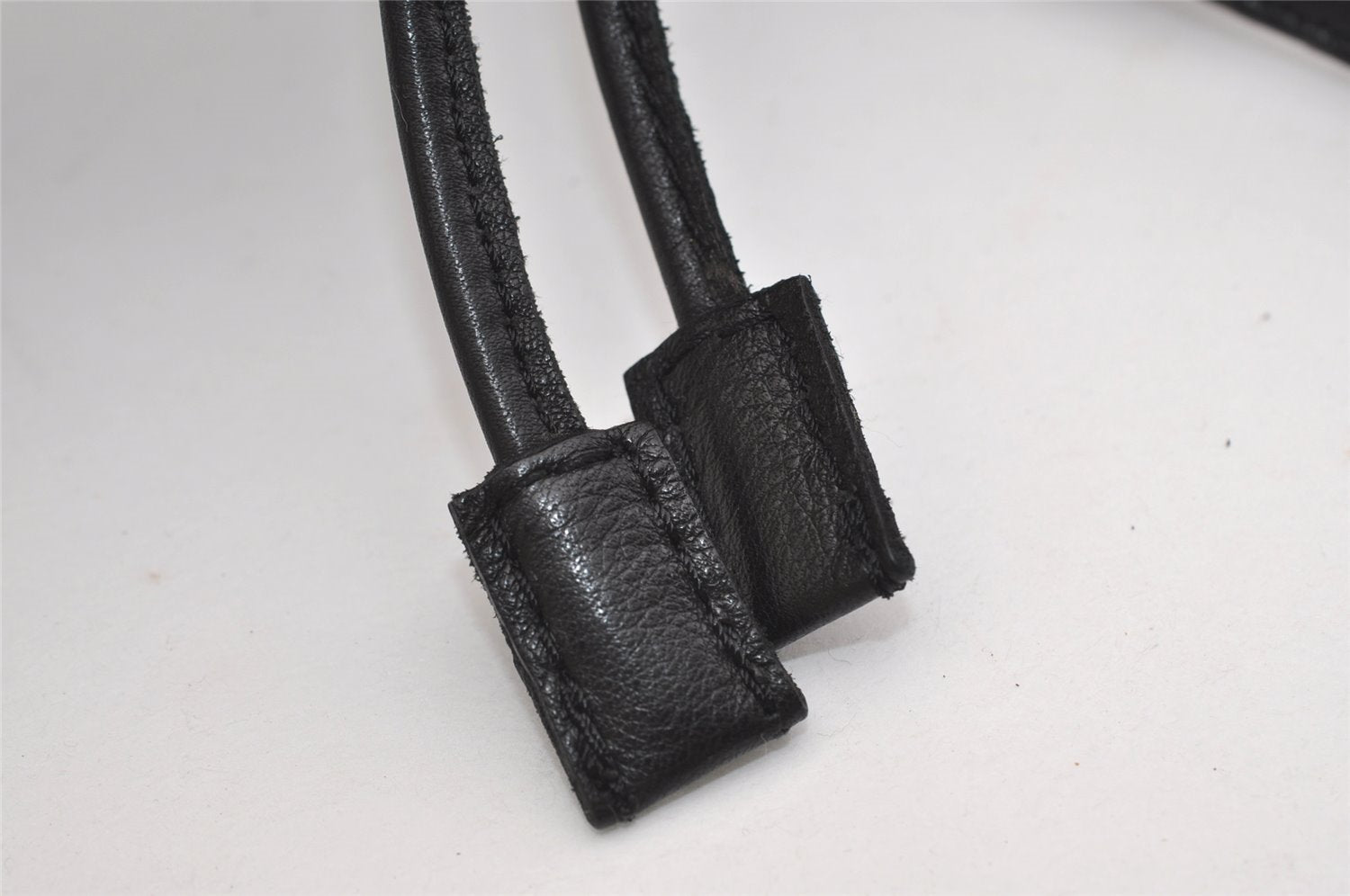 Authentic GUCCI Vintage Jackie Backpack Purse Nylon Leather 0030245 Black 3491J