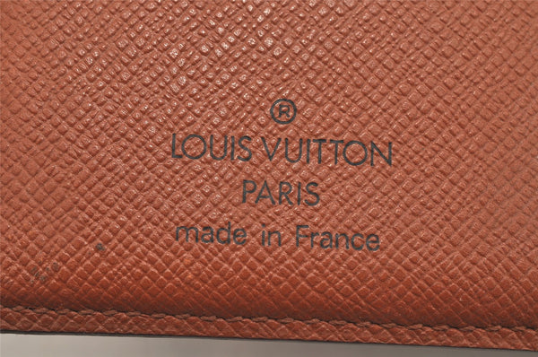 Auth Louis Vuitton Monogram Porte Monnaie Billets Viennois M61663 Wallet 3491K