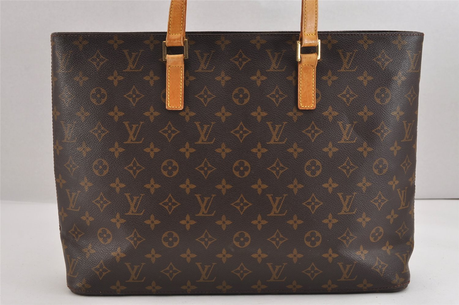 Authentic Louis Vuitton Monogram Luco Shoulder Tote Bag M51155 LV Junk 3492J