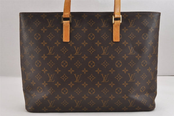 Authentic Louis Vuitton Monogram Luco Shoulder Tote Bag M51155 LV Junk 3492J