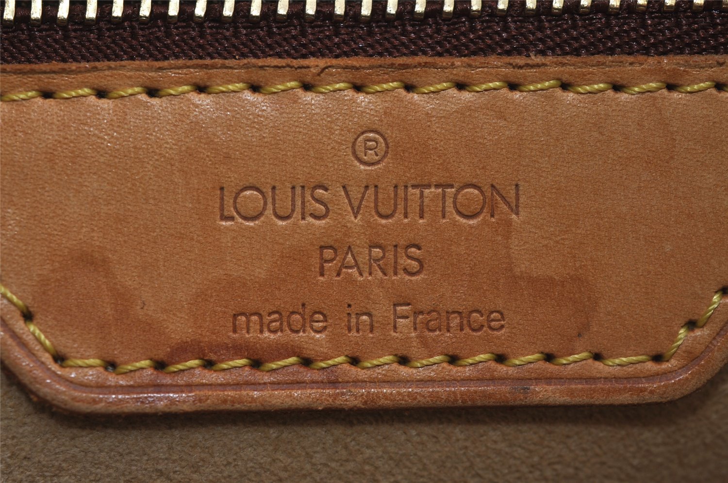 Authentic Louis Vuitton Monogram Luco Shoulder Tote Bag M51155 LV Junk 3492J