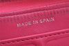 Authentic CHANEL Calf Skin Matelasse Long Wallet Purse CC Logo Pink 3492K