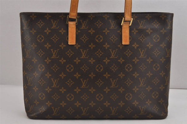 Authentic Louis Vuitton Monogram Luco Shoulder Tote Bag M51155 LV Junk 3493J