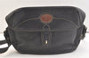 Authentic GUCCI Vintage Shoulder Cross Body Bag Purse Leather Black 3494K